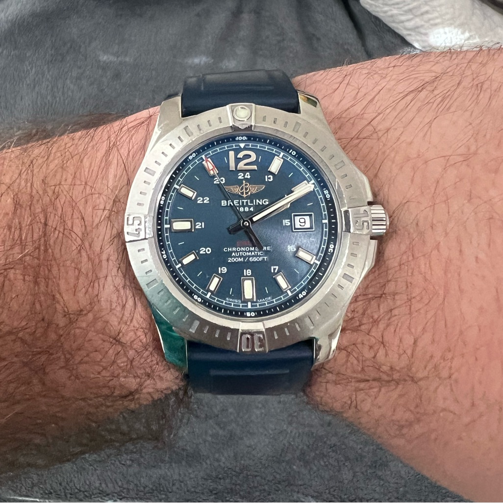 Authentic Breitling Colt Mens Watch